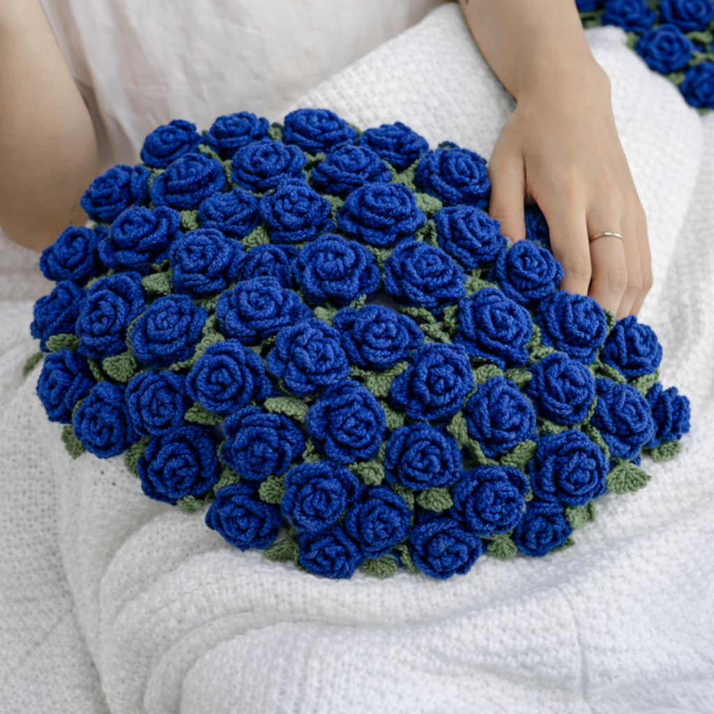 Plaid Bouquet de Roses