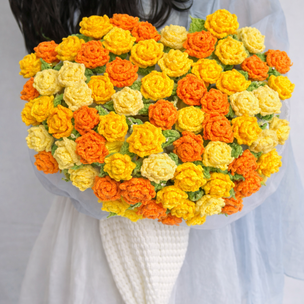 Plaid Bouquet de Roses