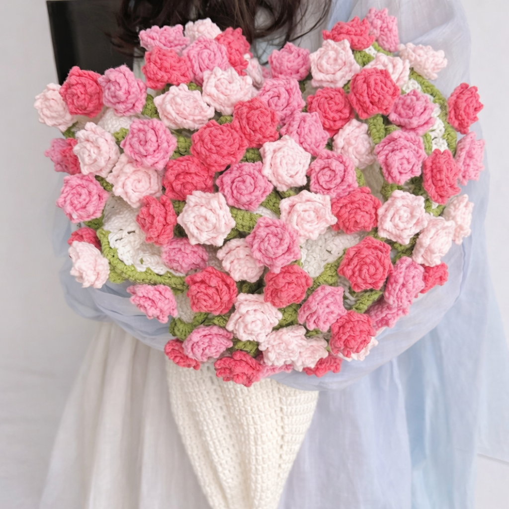 Plaid Bouquet de Roses