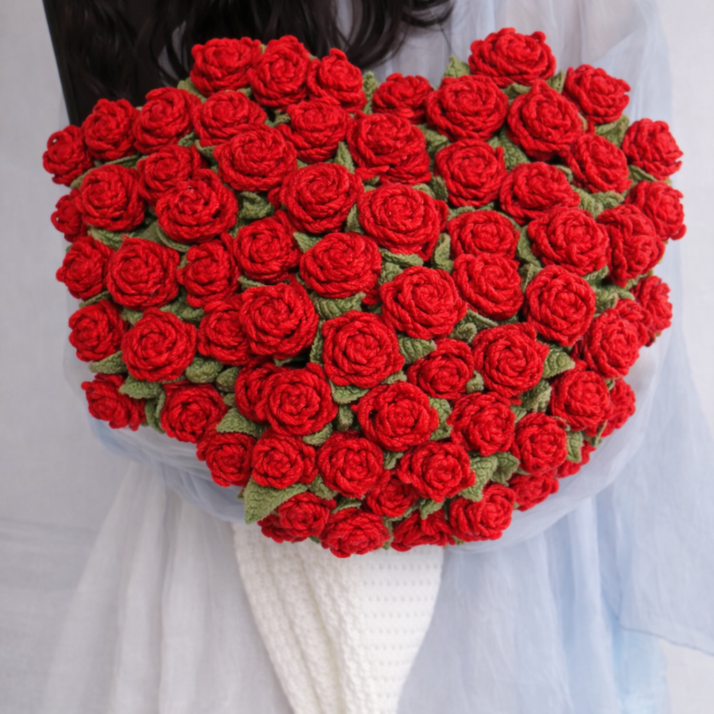 Plaid Bouquet de Roses